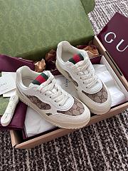 Fortok Gucci Re-Web Sneakers GG Beige & White - 1