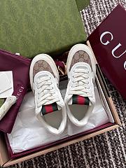 Fortok Gucci Re-Web Sneakers GG Beige & White - 4
