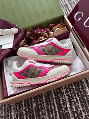 Fortok Gucci Re-Web Sneakers GG Beige, White & Pink - 4