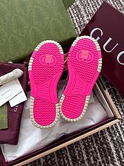 Fortok Gucci Re-Web Sneakers GG Beige, White & Pink - 3