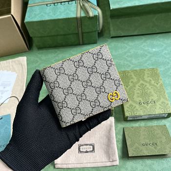 Fortok Gucci Wallet With GG Detail Yellow 11x9cm