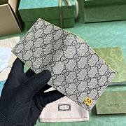 Fortok Gucci Wallet With GG Detail Yellow 11x9cm - 3