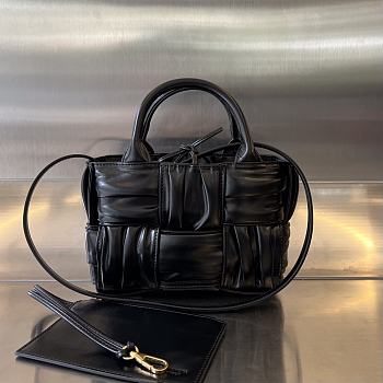 Fortok Bottega Veneta Arco Tote Bag Black 729029 20x13x7cm