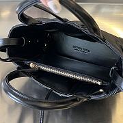 Fortok Bottega Veneta Arco Tote Bag Black 729029 20x13x7cm - 5