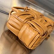 Fortok Bottega Veneta Arco Tote Bag Orange 729029 20x13x7cm - 4