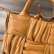 Fortok Bottega Veneta Arco Tote Bag Orange 729029 20x13x7cm - 2