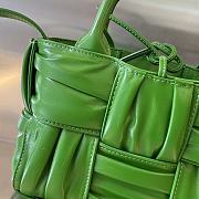 Fortok Bottega Veneta Arco Tote Bag Green 729029 20x13x7cm - 4