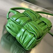 Fortok Bottega Veneta Arco Tote Bag Green 729029 20x13x7cm - 3