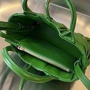 Fortok Bottega Veneta Arco Tote Bag Green 729029 20x13x7cm - 2