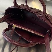 Fortok Bottega Veneta Arco Tote Bag Burgundy 729029 20x13x7cm - 6