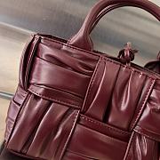 Fortok Bottega Veneta Arco Tote Bag Burgundy 729029 20x13x7cm - 4