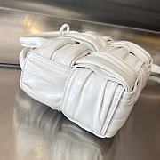 Fortok Bottega Veneta Arco Tote Bag White 729029 20x13x7cm - 4