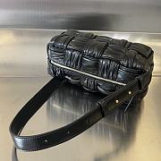 Fortok Bottega Veneta Small Cassette Bag Black 736233 23x10.5x10cm - 2