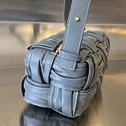 Fortok Bottega Veneta Small Cassette Bag Grey 736233 23x10.5x10cm - 6
