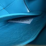 Fortok Bottega Veneta Small Cassette Bag Blue 736233 23x10.5x10cm - 5