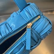 Fortok Bottega Veneta Small Cassette Bag Blue 736233 23x10.5x10cm - 4