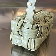 Fortok Bottega Veneta Small Cassette Bag Green 736233 23x10.5x10cm - 6