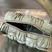 Fortok Bottega Veneta Small Cassette Bag Green 736233 23x10.5x10cm - 2