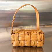 Fortok Bottega Veneta Small Cassette Bag Orange 736233 23x10.5x10cm - 1
