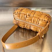 Fortok Bottega Veneta Small Cassette Bag Orange 736233 23x10.5x10cm - 3