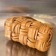 Fortok Bottega Veneta Small Cassette Bag Orange 736233 23x10.5x10cm - 2