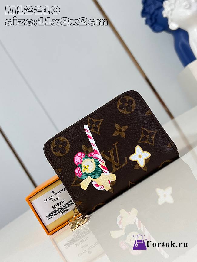 Fortok Louis Vuitton Candy Factory Zippy Coin Purse M12210 11x8.5x2cm - 1