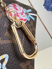 Fortok Louis Vuitton Candy Red Key Pouch M12217 12x7x1.5cm - 2