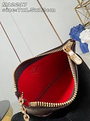 Fortok Louis Vuitton Candy Red Key Pouch M12217 12x7x1.5cm - 6