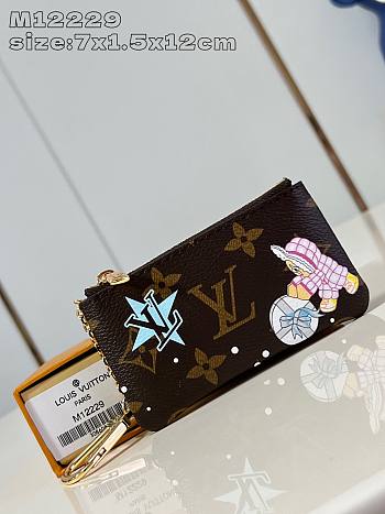 Fortok Louis Vuitton Azur Frost Key Pouch M12219 12x7x1.5cm
