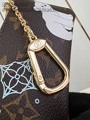 Fortok Louis Vuitton Azur Frost Key Pouch M12219 12x7x1.5cm - 2