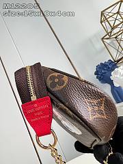 Fortok Louis Vuitton Mini Pochette Accessoires Bag Candy Red M12205 15.5x10.5x4cm - 5