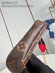 Fortok Louis Vuitton Mini Pochette Accessoires Bag Candy Red M12205 15.5x10.5x4cm - 2