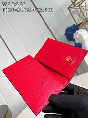 Fortok Louis Vuitton Candy Red Passport Cover M12219 10x14x2.5cm - 2