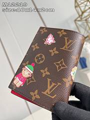 Fortok Louis Vuitton Candy Red Passport Cover M12219 10x14x2.5cm - 4