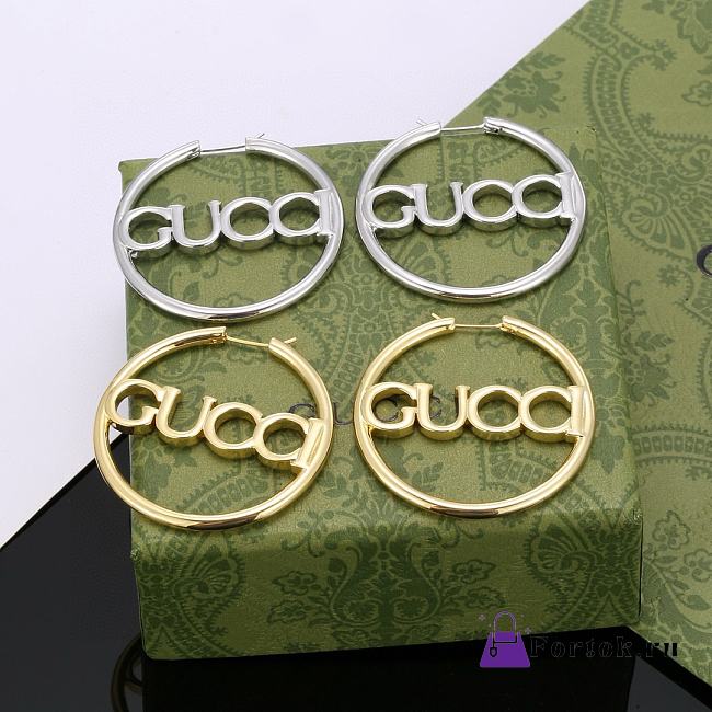 Fortok Gucci Vintage Earrings Gold / Silver - 1
