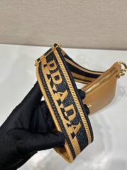 Fortok Prada Brown Leather Shoulder Bag 1BH193 24x18x6cm - 2
