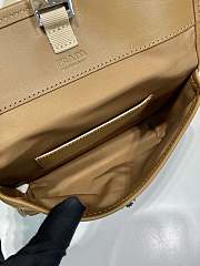 Fortok Prada Re-Nylon and Saffiano Leather Smartphone Case Brown 2ZH108 18x14x3cm - 3