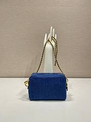 Fortok Prada Blue Denim Bag 1NS695 14x10x5cm - 2