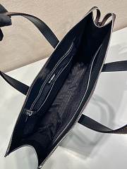 Fortok Prada Saffiano Brown Leather Tote Bag 2VG039 40x40x9cm - 6