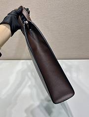 Fortok Prada Saffiano Brown Leather Tote Bag 2VG039 40x40x9cm - 5