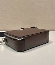 Fortok Prada Brique Saffiano Brown Leather Bag 2VH069 22x16x6cm - 2