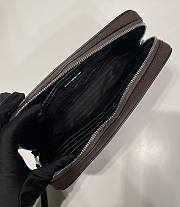 Fortok Prada Brown Saffiano Leather Clutch 2VF017 23.5x15.5x6.5cm - 3
