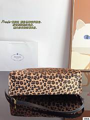 Fortok Prada Arqué Printed Leather Shoulder Bag 38x12x29cm - 3