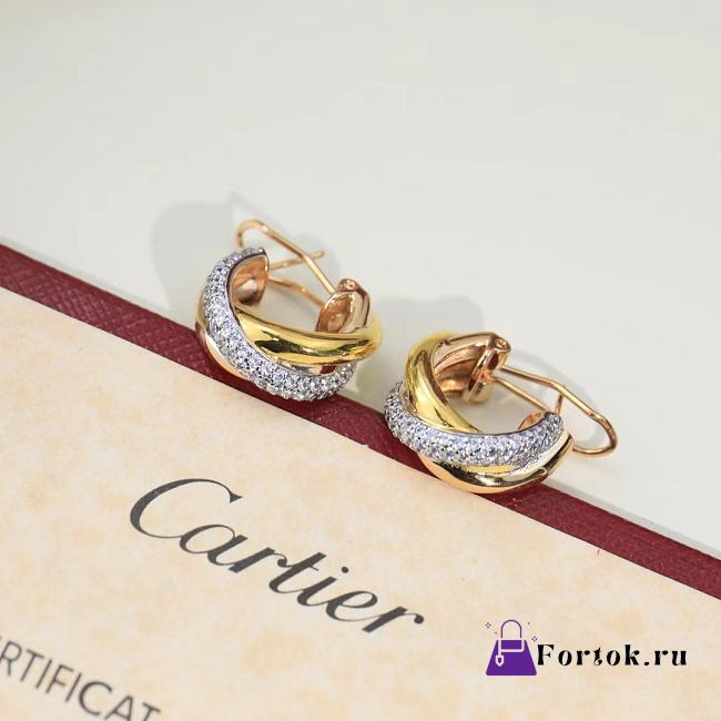 Fortok Cartier Trinity Earrings - 1
