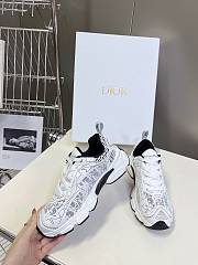 Fortok Dior Vibe Sneaker White Dior Oblique Technical Fabric and Transparent Rubber - 5