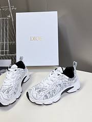Fortok Dior Vibe Sneaker White Dior Oblique Technical Fabric and Transparent Rubber - 4