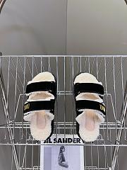 Fortok Dior Dioract Slide Black Suede Goatskin - 2
