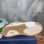 Fortok Dior B57 High Top Sneakers Green White - 2
