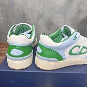 Fortok Dior B57 High Top Sneakers Green White - 3