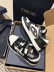 Fortok Dior B57 High Top Sneakers Black White - 6